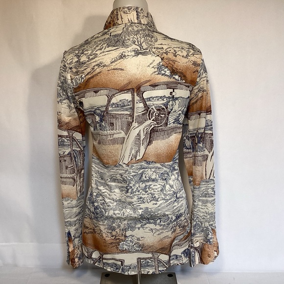 Vintage 70’s  Disco Shirt Women’s Unisex size Medium By Pinwinnie - Picture 5 of 13